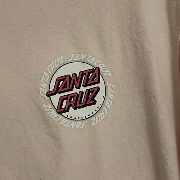 santa cruz light pink graphic tee - Picture 2 of 5